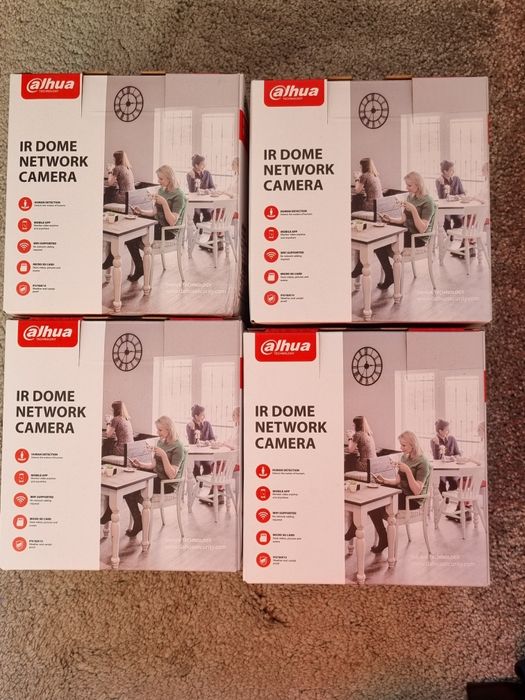 Sprzedam 4 kamery IP 4Mpx DAHUA Wi-Fi DH IPC-HDBW1430DE-SW