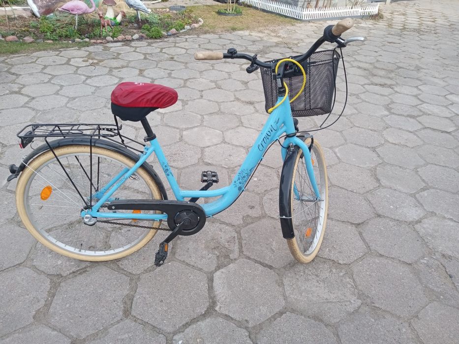 Rower miejski typ holenderski damski Crown
