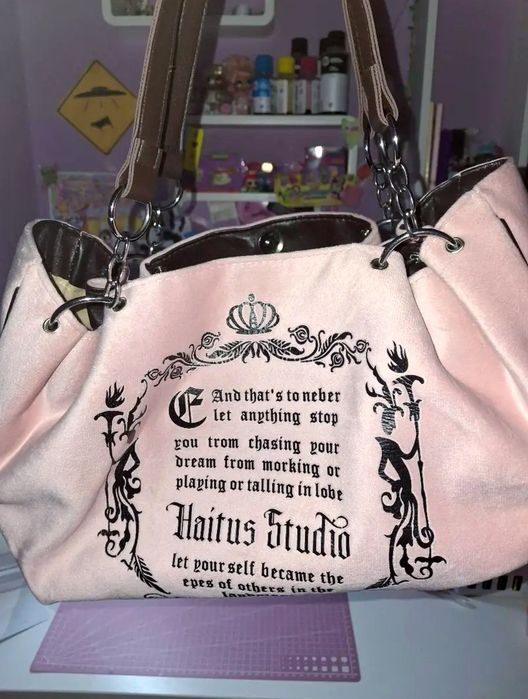 Розовая Сумка | как Juicy Couture