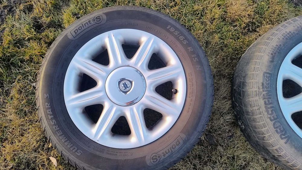 Felgi aluminiowe z oponami 195/65 R15