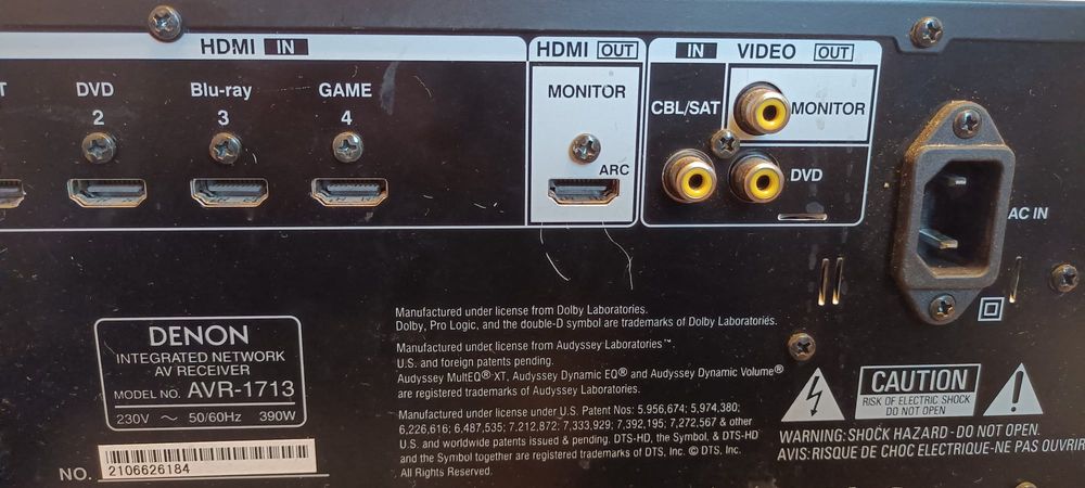 amplituner Denon AVR‑1713