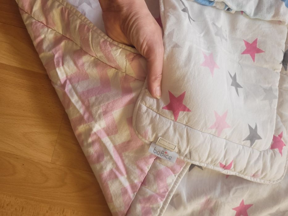 Zestaw dla niemowlaka wyprawka dla noworodka kocyki podkłady