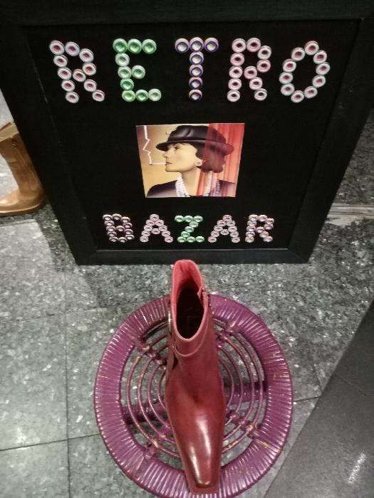 Botas bordeaux em pele Luichiny originais tam. 37,38,39