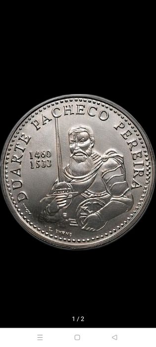 Moeda 200 Escudos X Série Descobrimentos A Descoberta do Brasil