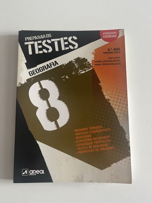 Preparar os testes - Geografia, Caderno de preparação para os testes, Geografia, 8º ano