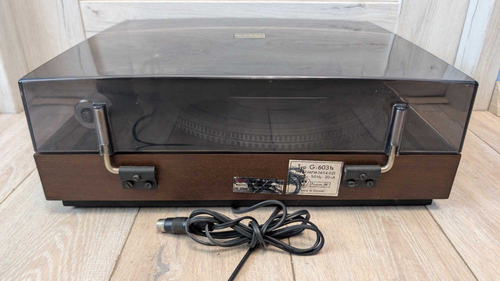 Gramofon Unitra Bernard G-603 ! IDEALNY STAN! Okazja ! Polecam ! Oryginał 78 ROK !