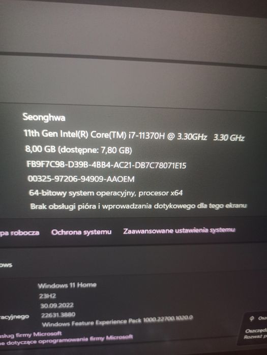 Laptop Acer Swift 3 i7