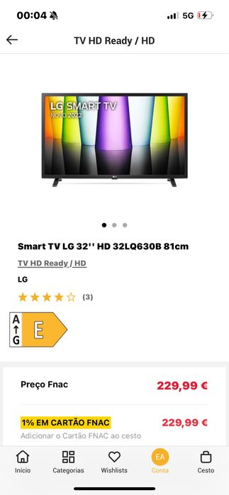 Televisao LG nova