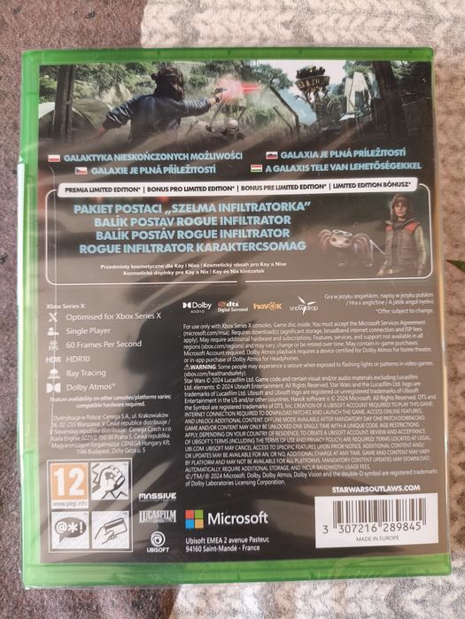 Star Wars Outlaws Limited Edition PL xbox series x Nowa w folii