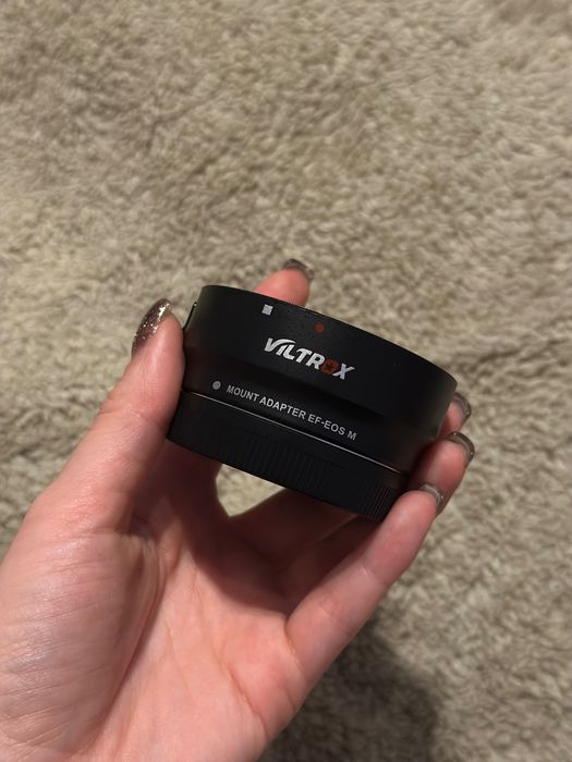 Obiektyw Canon EF 75–300mm + adapter EF–EOS M