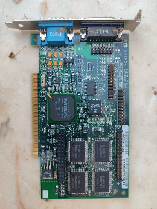 Kit PC Retro Socket 7: Pentium MMX 166 + AWE64 + Matrox PCI + Caixa e Fonte AT