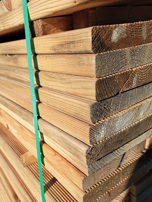 Deska taras ryfel/gładka 25x145x2400