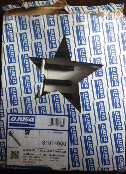 Pernos de junta da cabeça de motor