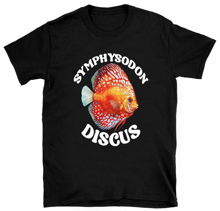 koszulka ryba dyskowiec, ryba paletka koszulka akwarium paletka
