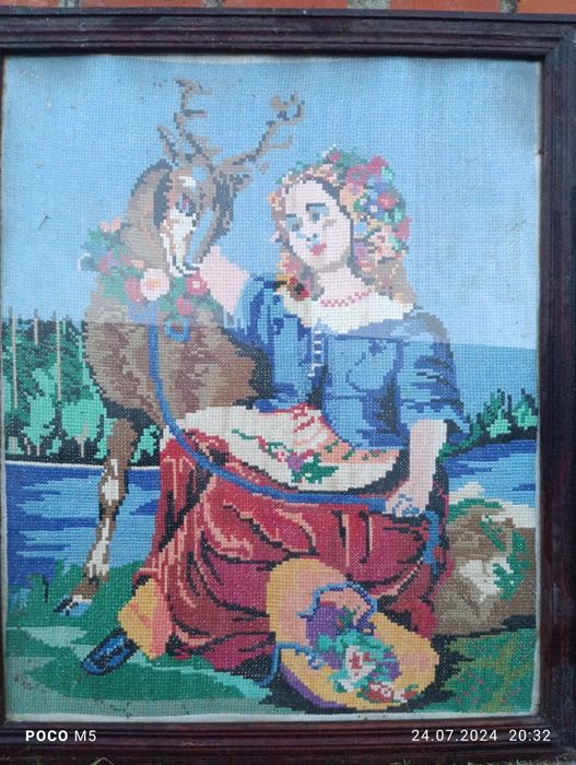 Продажа картини Дівчина з оленем рік 1964
