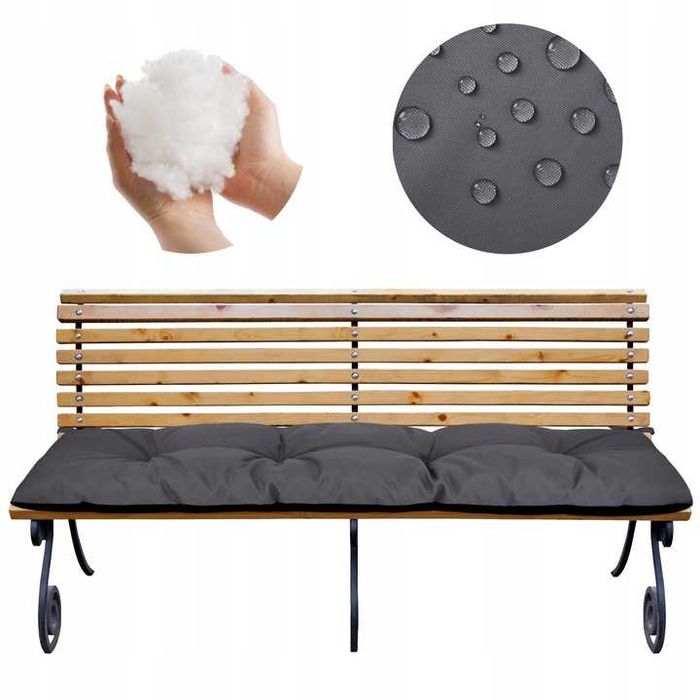 Poduszka Na Ławkę Ogrodową Huśtawkę Palety 120x40 Cm Wodoodporna C.