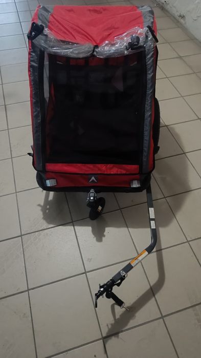 Atrelado bicicleta 2 crianças