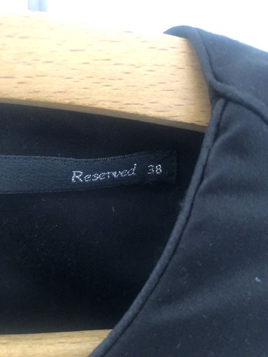 Czarna sukienka reserved rozm. 38