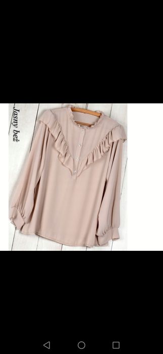 Koszula damska beżowa