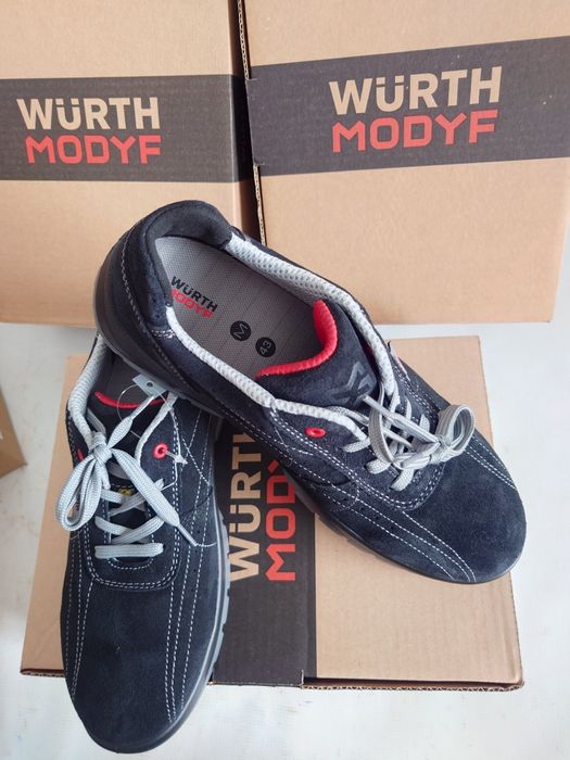 Buty robocze WURTH półbuty ochronne NEW AIR BLACK S1P SRC ESD roz. 46