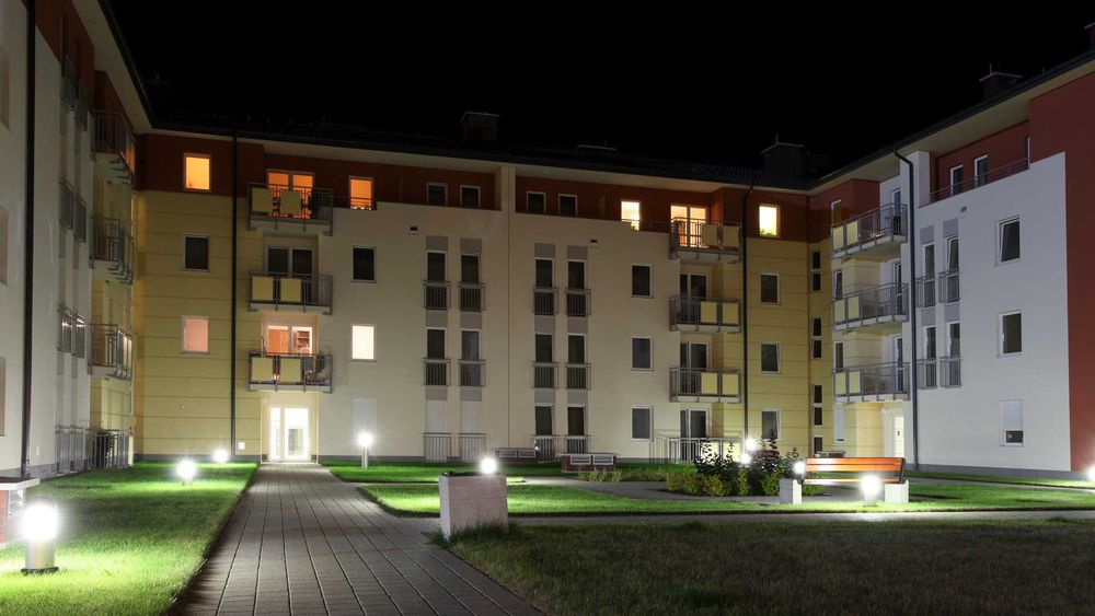 Wynajem - 75m2, 4 pokoje, 2 balkony, patio, osiedle Nowy Horyzont, ul. Współczesna 10, Borkowo Łostwowickie