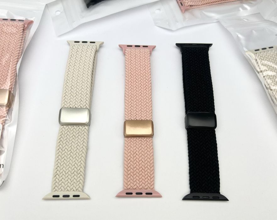 Ремешок браслет текстильний для apple watch 44mm 45 mm 46 mm 49 mm