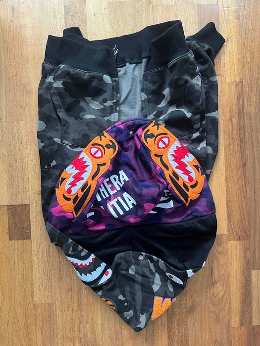 Bape Tiger Shark Full Zip Hoodie