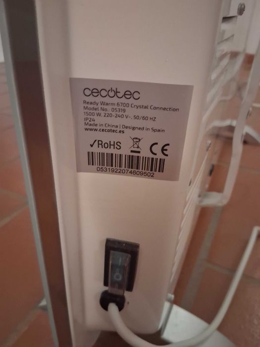 Aquecimento convector Cecotec 1500W