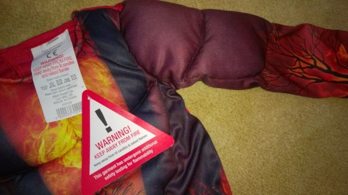 костюм Супергерой.человек Факел. Огонь. Fireman 2-3 года