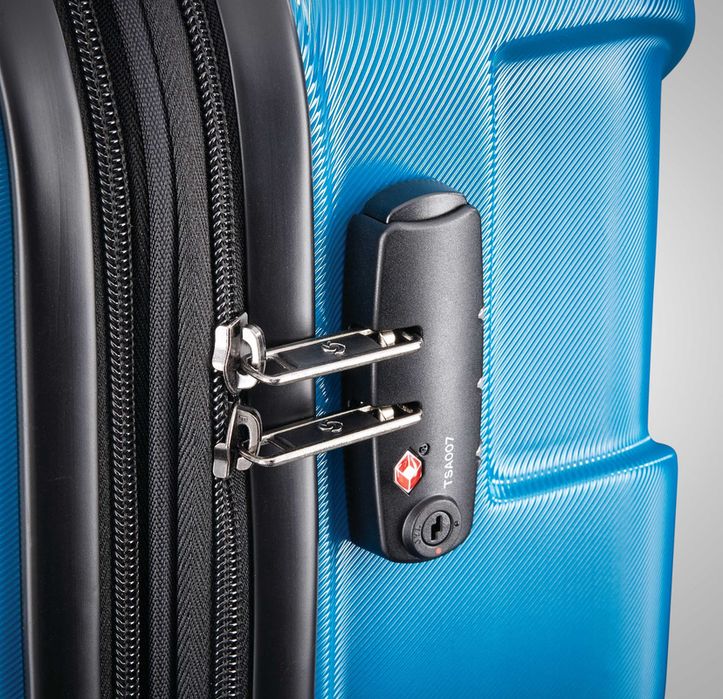 Оригінальна валіза, чемодан Samsonite Centric Caribbean blue (Карибський синій)