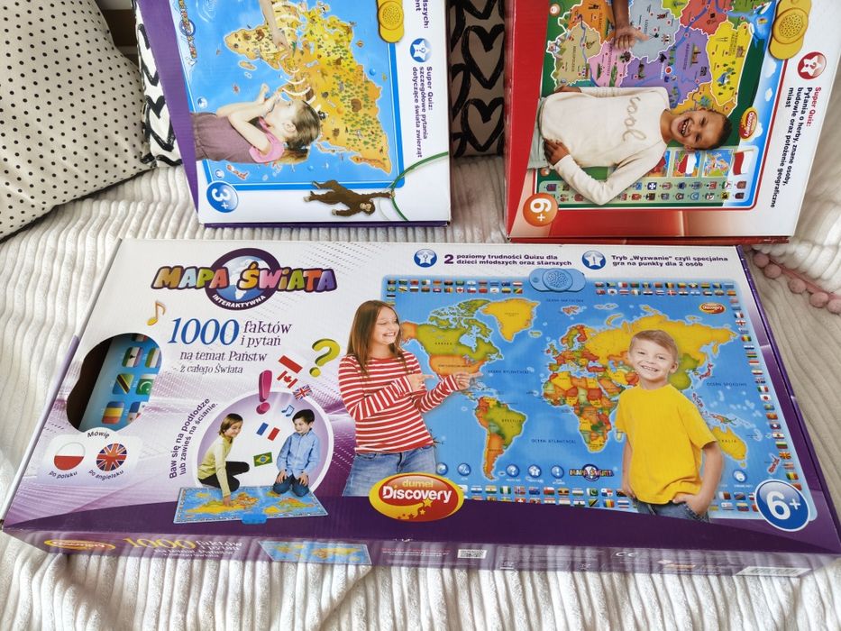 Dumel Discovery interaktywna mapa Polski świata zwierzęta unikaty