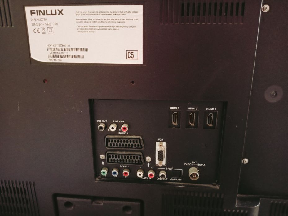 TV Finlux, około 24 cali