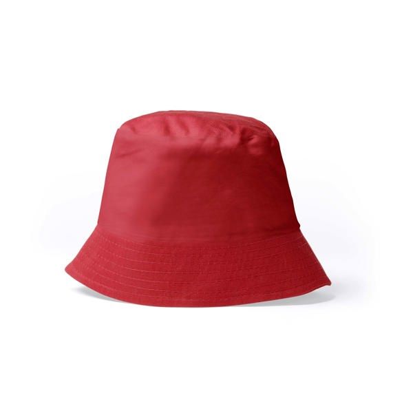Kapelusz typu bucket wykonany w 100% z bawełny.
