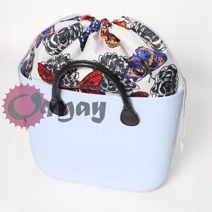 organizer OBAG STANDARD WOREK motyle komin szary 2 kieszenie OMAY.pl