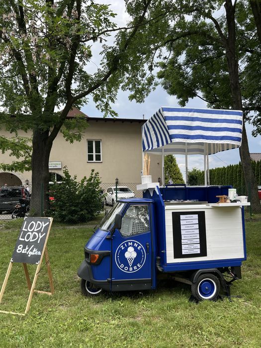 Wynajem mini food trucków - lody