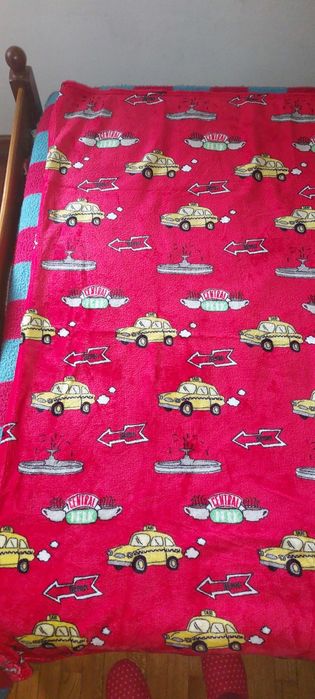 Manta vermelha da série FRIENDS