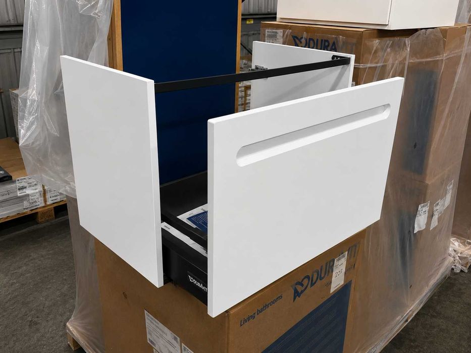 Móvel branco suspenso para lavatório Duravit No.1