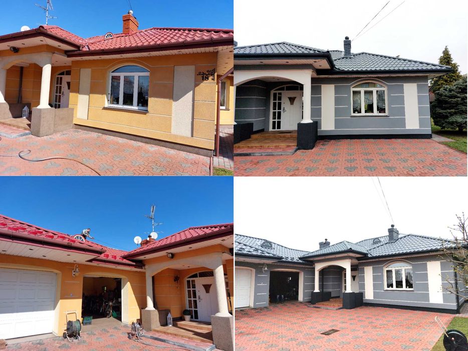 Malowanie, Dachu, Dachów, Mycie, Ogrodzenia, Hale, Rynny, Komin, Płoty