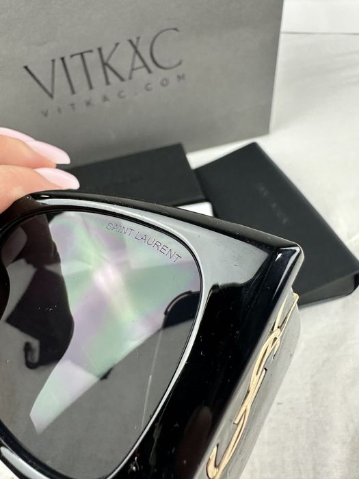 Okulary przeciwsłoneczne Zestaw ysl komplet pudełko premium