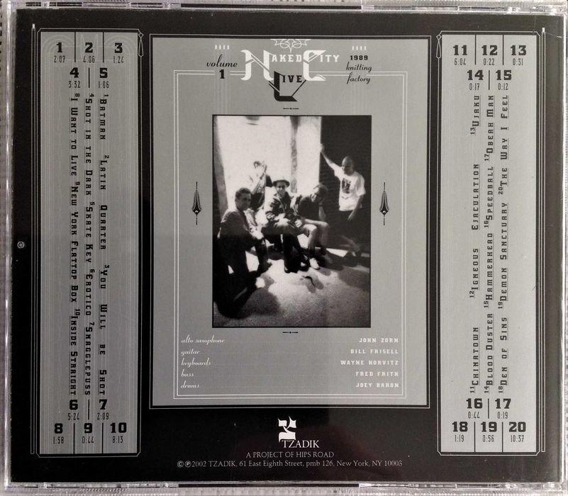 Naked City – Live Volume 1: Knitting Factory 1989 - CD COMO NOVO