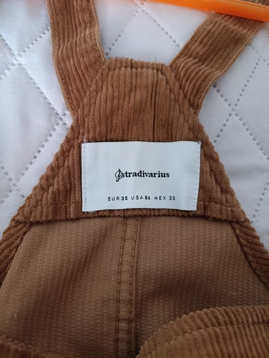 Сарафан вельветовий, 38р. Stradivarius коричневий