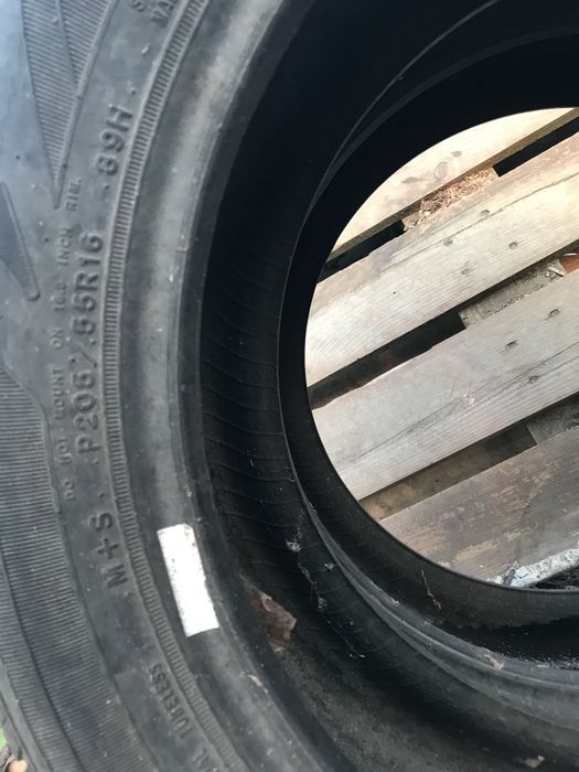 Opony goodyear 205/55/16 2-sztuki za 100zl