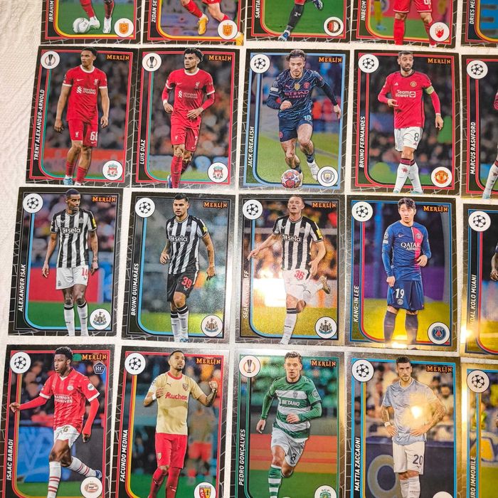 47 Cartas Topps Merlin 2024