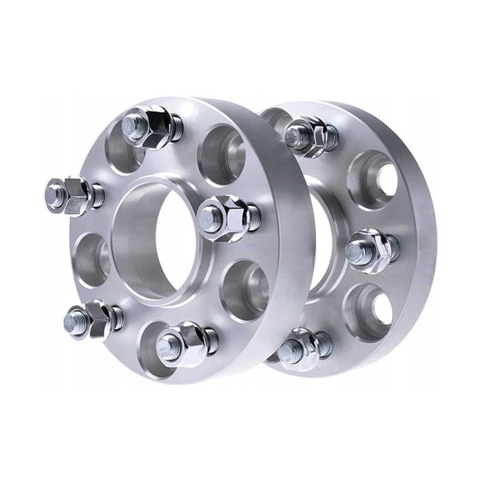 Dystanse srebrne 15mm Ford Mustang VI 2015, 2017, 2019, 2021, 2022