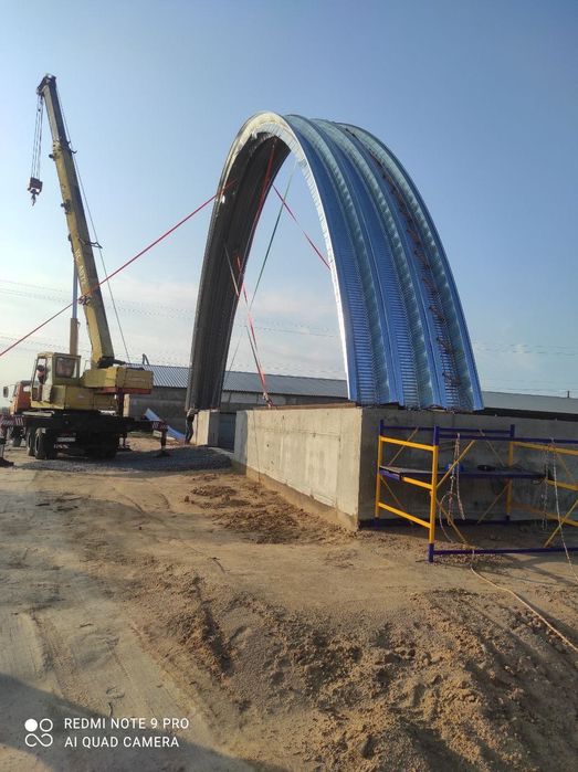 Побудуємо безкаркасні аркові АНГАРИ. Зерносховище, Склад, Цех. Від виробника