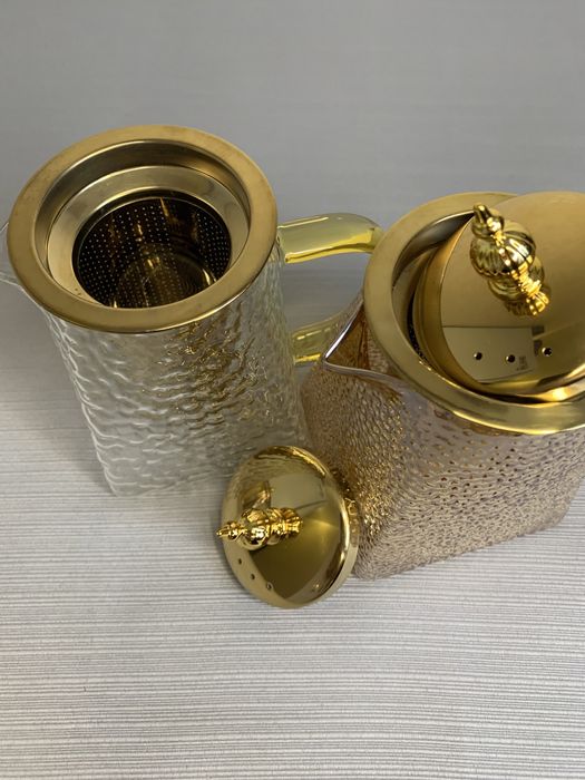 Заварник, Чайник скляний заварювальний з металевим фільтром, Чайник