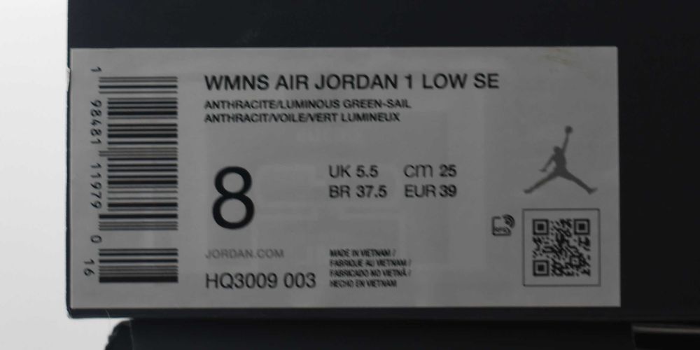 Air Jordan 1 Low SE HQ3009 roz. 39