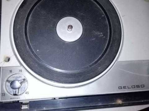 radio gira marca GELOSO discos antigo