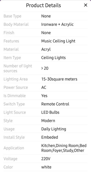 LED + RGB com Coluna Bluetooth HOME PARTY Lightning