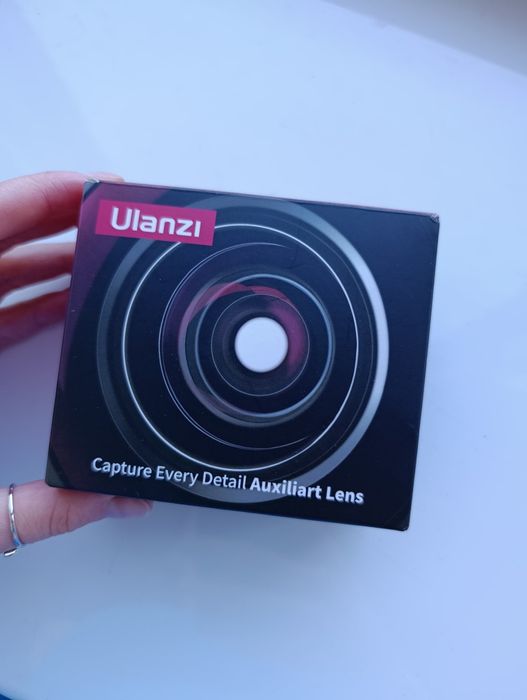 Лінза линза  Ulanzi 75 мм 10x Macro 4K HD Лінза для телефону з кліпсо